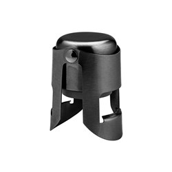 CHAMPAGNE STOPPER BLACK (12)