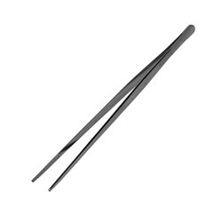 Tweezers Long Stainless Steel Black Uber Bar Tools