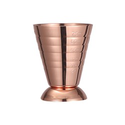 JIGGER 75ML GRADUATED S/S COPPER (12)