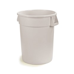 Bin Round 121L White P/Prop 705x515mm