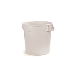 Bin Round 76L White P/Prop 584x460mm