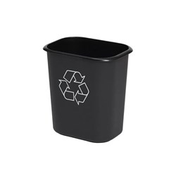 Compass Waste Bin Black 14L