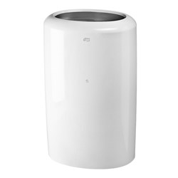 Plastic Waste Bin White 50l