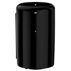 Plastic Waste Bin Black 50l