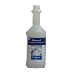 EQ PRINTED SPRAY BOTTLE 750ML GENERAL NONRINSE DISINFECTANT