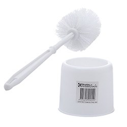 Toilet Brush & Tidy Set White