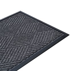 Diamond Prestige Outdoor Mat Charcoal 1200x1800mm 