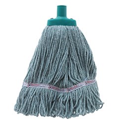 Kleaning Essentials Flat Cotton Hospital Mop Head Green 350Gm