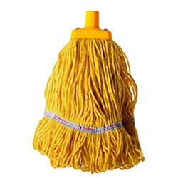 Kleaning Essentials Flat Cotton Hospital Mop Head Yellow 350Gm