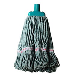 Kleaning Essentials Round Cotton Hospital Mop Head Green 350Gm