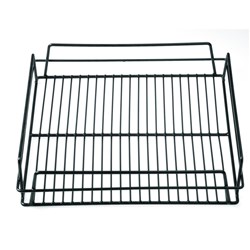 Square Glass Basket Black 355x355x75mm 