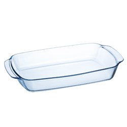 BAKING DISH ROASTER 3.3LT 350X240MM RECT CLR GLASS (6)