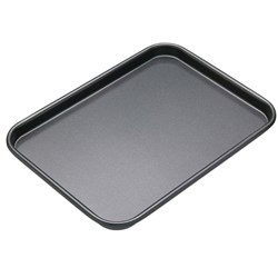 BAKING TRAY 180X240X13MM N/S (6)