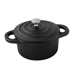 MINI ROUND CASSEROLE 100X50MM CAST IRON