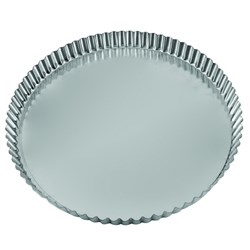 QUICHE TIN 120X25MM FLUTED LOOSE BASE TIN