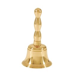 Handled Counter Bell Brass