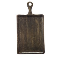 Mangowood Serving Board Rectangle Dark  400mm