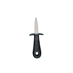 Oyster Knife With Guard Black 150x60mm