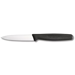 Victorinox Paring Knife 80Mm Point Tip Blk Nylon Hdl (20)