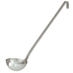 LADLE 200ML XHD S/S 1 PCE 90MM BOWL 18/8 350MM