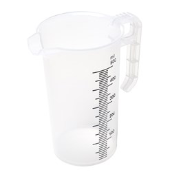 Measuring Jug 500Ml Blk Scale Food Grade P/Prop (20)