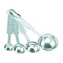 5 Pce Stainless Steel Measuring Spoon Set