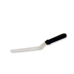 SPATULA 100MM ANGLED S/S PLASTIC HDL (6)