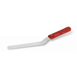 Spatula 200Mm Cranked S/S Wood Hdl