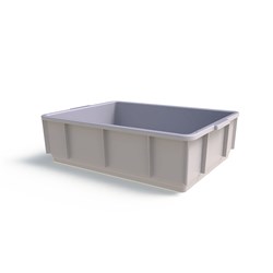 TOTE BOX 13LT SML WHITE 435X323X125MM