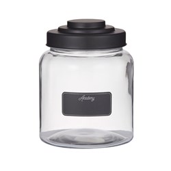 2.6L Display Jar Glass with Blackboard Label