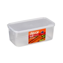 TELLFRESH RECT CONTAINER 2LT 239X128X95MM (4)