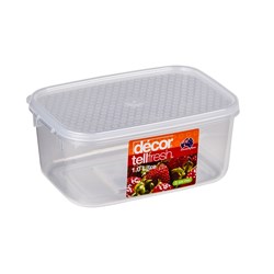 TELLFRESH RECT CONTAINER 1LT 179X126X79MM (6)