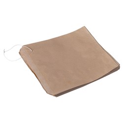FLAT PAPER BAG BROWN NO.2 LONG 500/PKT 237X175MM (4)