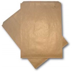 Flat Paper Bag Brown No. 3 243x200mm