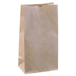 No. 4 Paper Sos Bag Brown 248x127x77mm