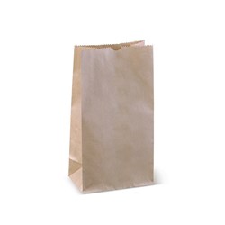 No. 6 Paper Sos Bag Brown 273x147x92mm 