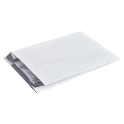 Foil Lined Plain Chicken Bag White Mini 213x165x58mm