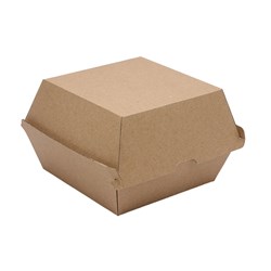 Burger Box Extra Large Kraft Brown 70mm