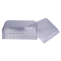 Rectangle Plastic Lid Clear 218mm 