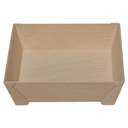 Wooden Veneer Square Box 138mm
