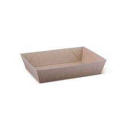 Endura No.3 Food Tray Kraft Brown 180x134x45mm