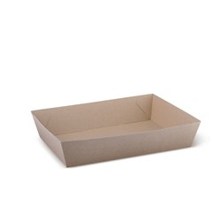 Endura No.5 Food Tray Kraft Brown 255x179x58mm