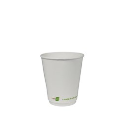 I AM ECO DOUBLE WALL CUP 355ML WHT 500/CTN 12OZ