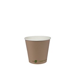 I AM ECO DOUBLE WALL CUP 240ML BROWN 500/CTN 8OZ