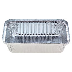 Rectangle Foil Takeaway Tray 220x154x46mm