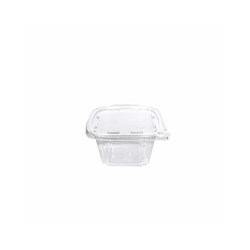 Tamper Evident Container RPET 16oz 128x148x65mm