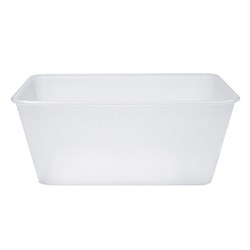 Plastic Freezer Grade Rectangle Container Opaque 1000ml 