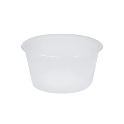 Plastic Freezer Grade Round Container Opaque 440ml