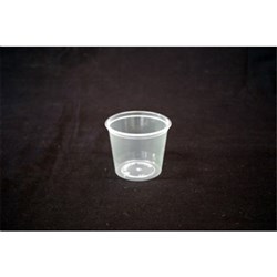 Plastic Round Container Clear 150ml 