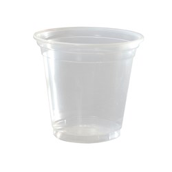 PLASTIC CUP 200ML TALL NATURAL 50/PKT (20) 7OZ CD200